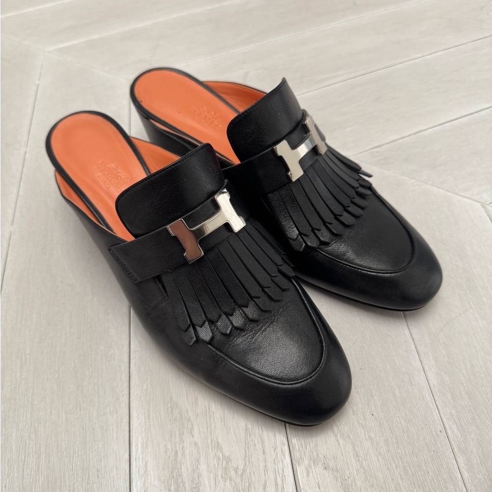 Hermès Tuileries H Logo Mules - Picture 3 of 6